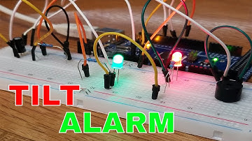 How To Make A Flashing Tilt Alarm Using Arduino Mega2560 And A Tilt Ball Switch Sensor