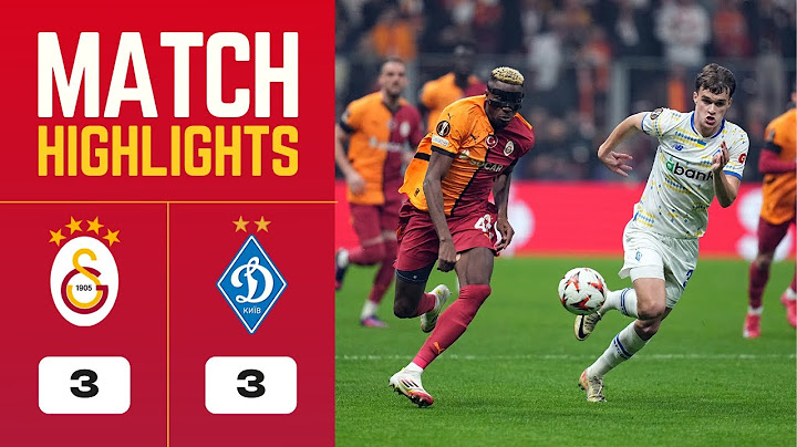 Galatasaray - Dynamo Kiev | 3-3 | Highlights | Europa League 2024-25 | galatasaray dynamo kiev