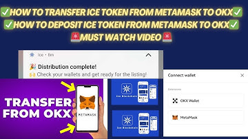 How to transfer Ice token from Metamask to OKX Exchange| Full process Explained ✅