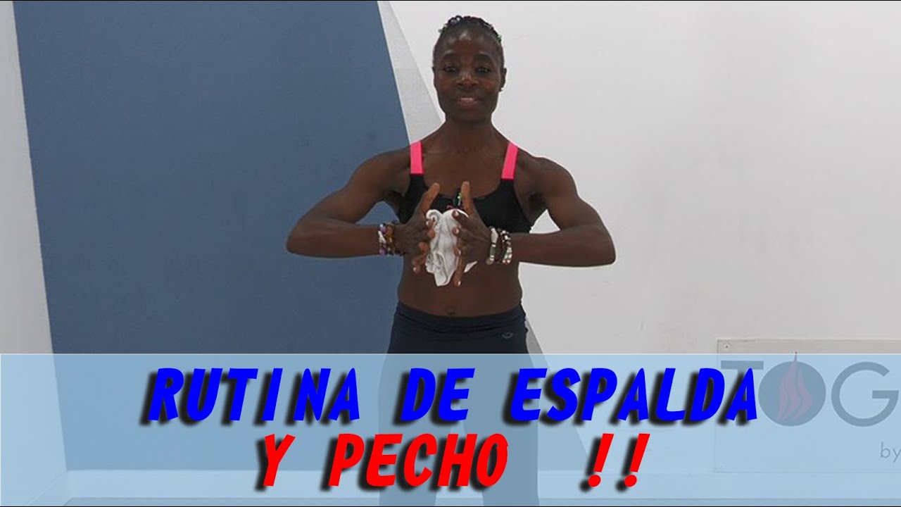 RUTINA DE ESPALDA Y PECHO en CASA