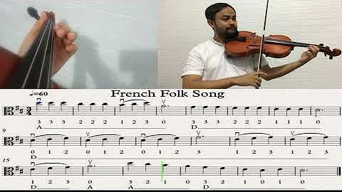 French Folk Song - Viola. Essential Element For String Viola Song No 104