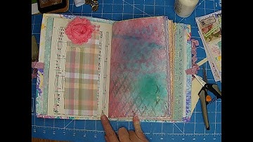 Part 8 Sewing In Signatures / Watercolor Junk Journal / Start to Finish / Tutorial