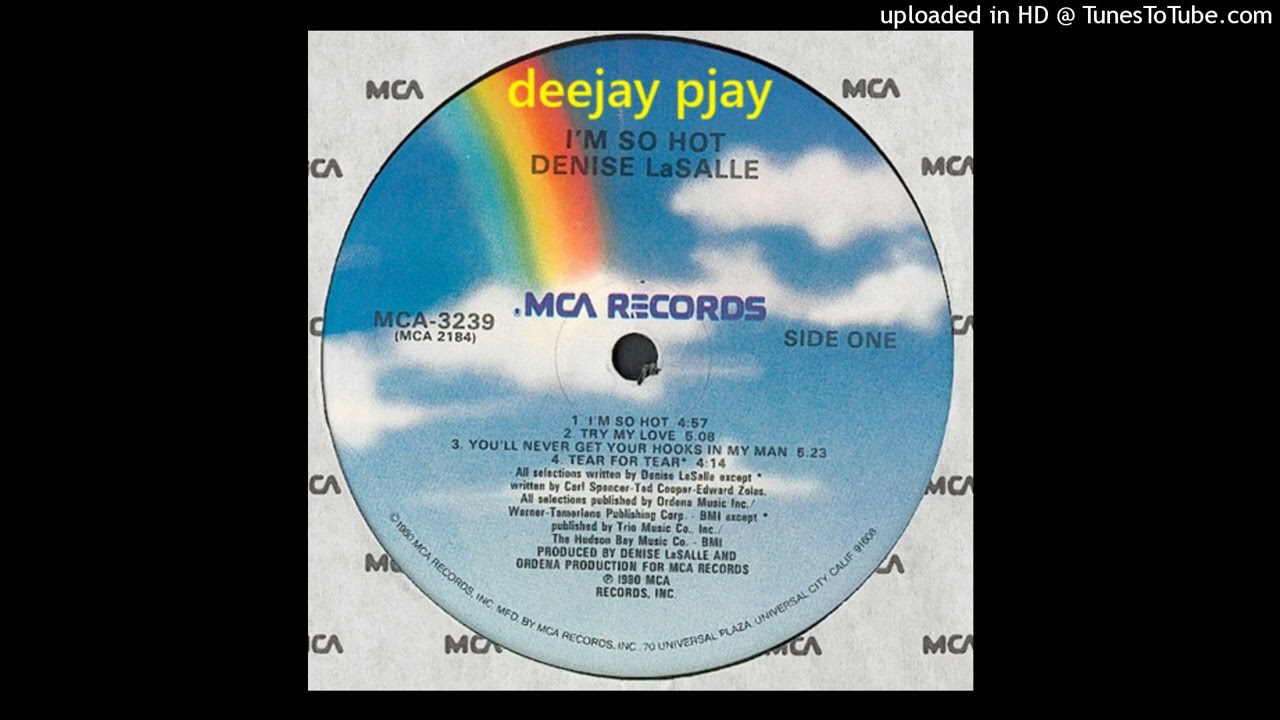7インチ DENISE LaSALLE I'm So Hot / DAYTON Denise LaSalle - I'm So Hot - YouTube