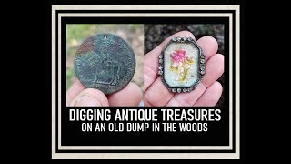 Digging An Old Dump For Treasure - Bottle Digging - Old Coins - Antiques - History Channel - Marbles