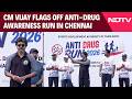 Tamil Nadu CM Vijay Thalapathy Flags Off Anti-Drug Awareness Run In Chennai