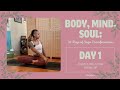 Day 1   gentle welcome warmup   body mind soul 30 days of yoga transformation with nico 