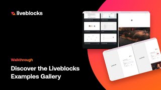 Discover the Liveblocks examples gallery