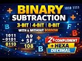Binary Subtraction Explained | With & Without Borrow | 2’s Complement | Day 18