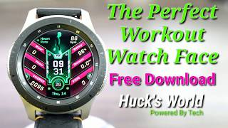 Best Free Galaxy Watch/Gear S3 Animated Workout Watch Face screenshot 5