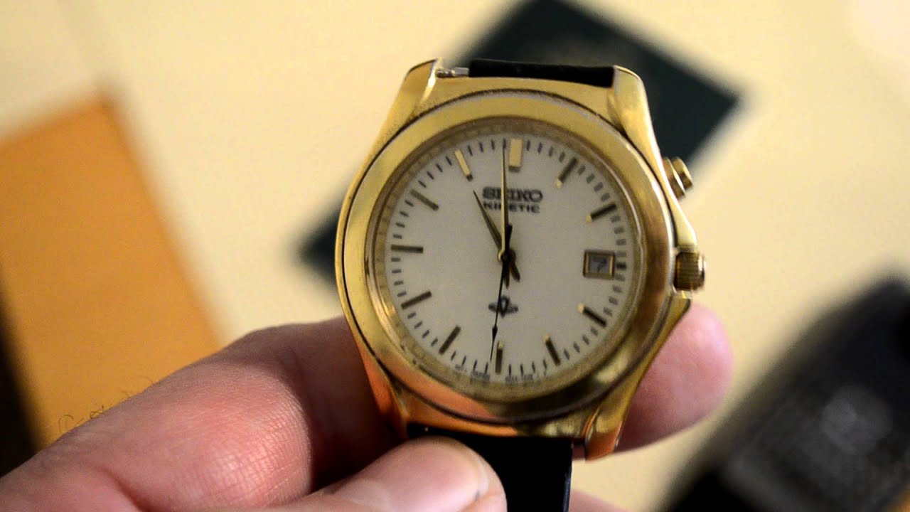 Seiko Kinetic Cal. 3M22, 5M22, 5M23 - YouTube