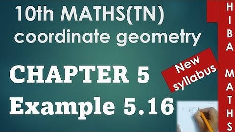10th maths chapter 5 example 5.16 TN samacheer hiba maths