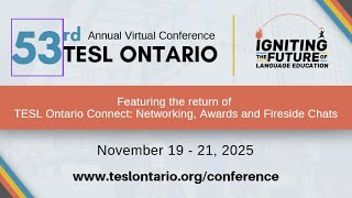 TESL Ontario Annual Conference 2025