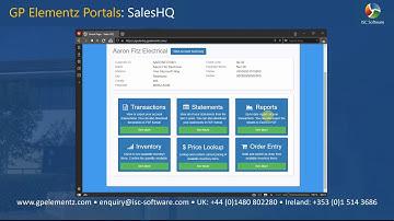 GP Elementz - SalesHQ - Overview
