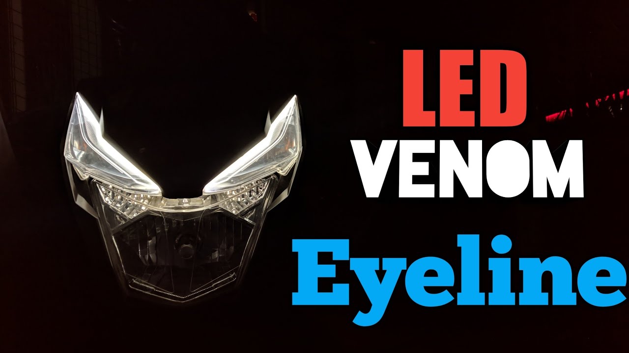 paano mag install ng led eyeline venom style / honda beat fi / diy ...
