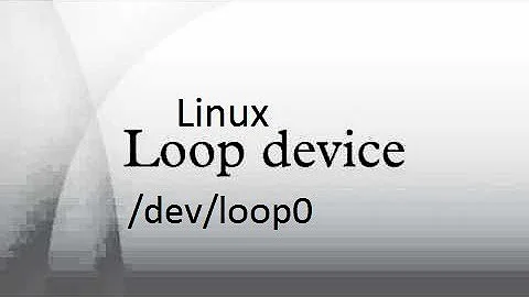 working with loop-back device in rhel 8.