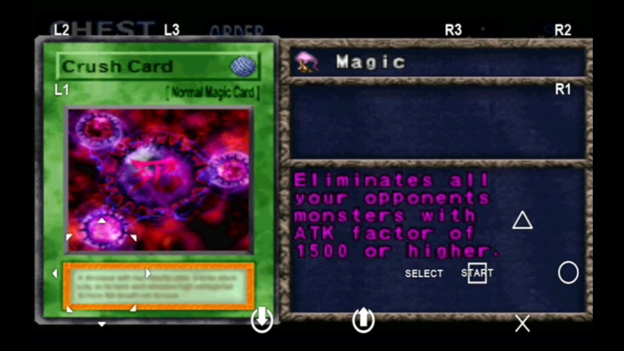 crush card yugioh forbidden memories Yu-Gi-Oh Forbidden Memories 2 Ultimate