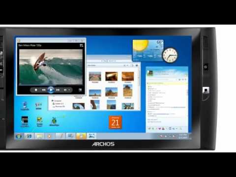 ARCHOS 9 Tablet 60GB, Windows 7