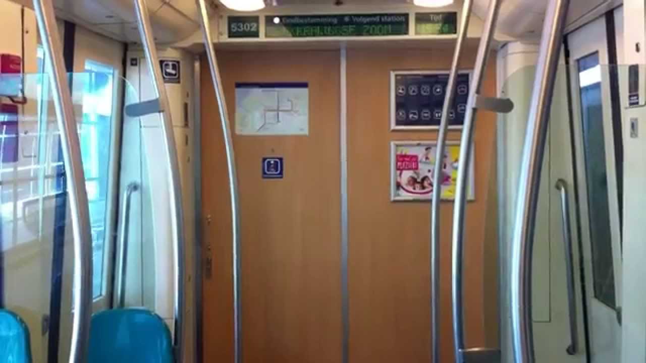 RET Metro ritje Type B (5302) met de bestemming ''C Kralingse Zoom''