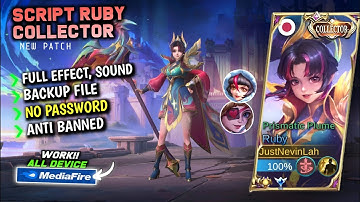 Script Skin Ruby Collector Terbaru || No Password || Full Effect Voice