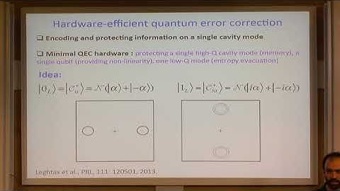 Mazyar Mirrahimi | Dynamically Protected Cat-Qubits with Quantum Superconducting Circuits