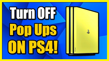 How to Turn OFF Pop Up Notifications on your PS4 Console (Easy Tutorial)
