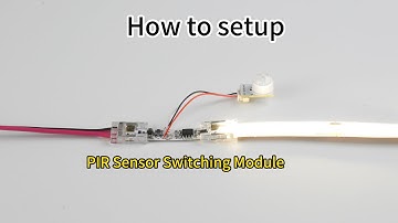 How to Set Delay Time Option for PIR Sensor Switching Module