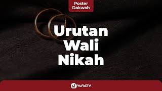 Urutan Wali Nikah - Poster Dakwah