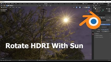 Rotate HDRI including sun in blender 2.93