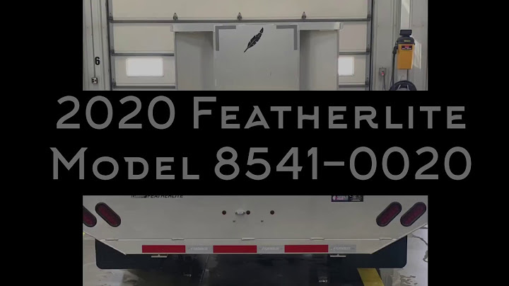 Featherlite trailer อล ม เน ม บร ษ ท