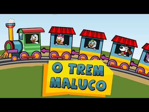 Patinho Tuga - O Trem Maluco (Desenho Infantil)