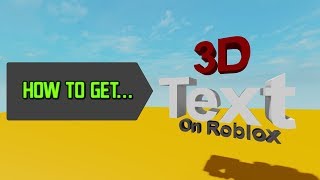 Make a 3d roblox logo or frieze using studio by Gabrix23_