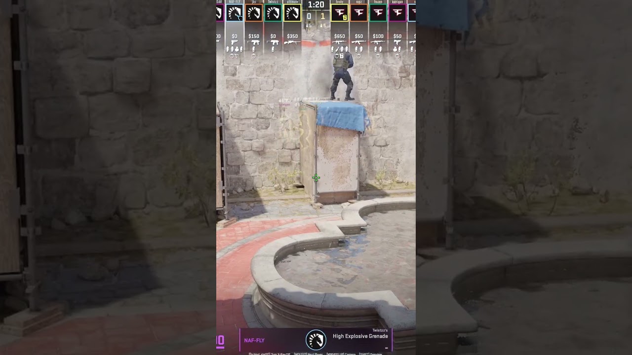 NAF’s Genius HE Nade from Coffin to Halfwall