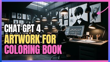 Chat GPT 4 Dall E 3 to Create Coloring Books for Amazon KDP Tutorial