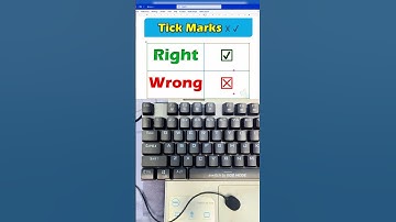 This Hidden MS Word Shortcut Adds Tick and Cross Marks Instantly #keyboard #excel #tips #tricks