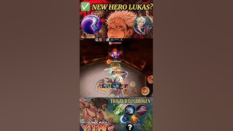 ✅ NEW HERO LUKAS VS YIN🔥😱#mlbb #mobilelegends #shorts #youtubeshorts #short #shortfeed #viralreels