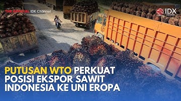 Putusan WTO Perkuat Posisi Ekspor Sawit Indonesia ke Uni Eropa | MILENOMICS