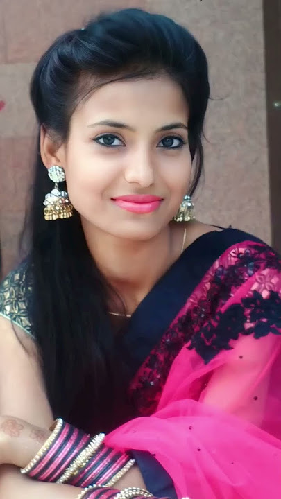 It's me☺❤🤩 #sapnasharma #sapna #cutiesaps #shorts #trending #pinksaree #pinkmakeup