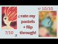 pastel flip through | rating my old pastel works