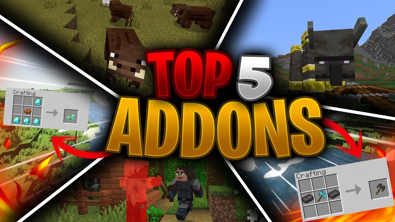 👉Top 5 Mejores MODS ADDONS Útiles para tu mundo SURVIVAL en MINECRAFT ...