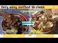 How to clean brass, Copper, and Silver easily at home | Pooja items cleaning | 💯% result guarantee