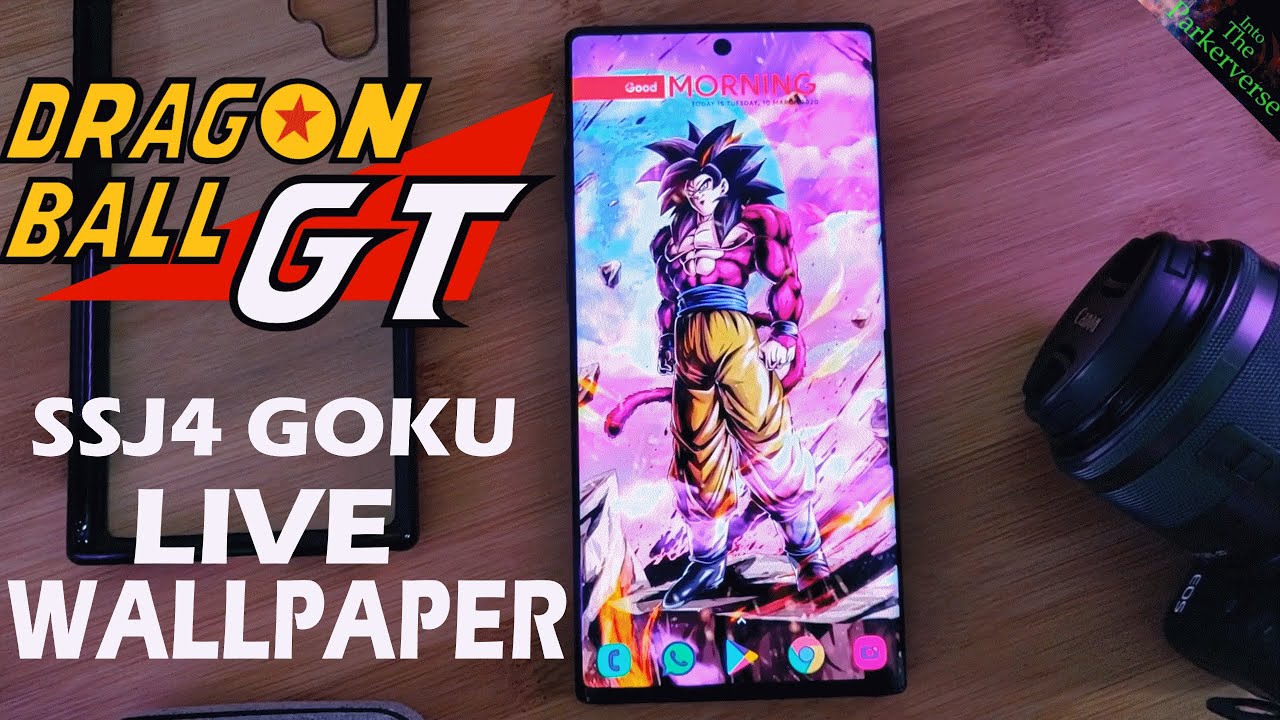 Gogeta Super Saiyan 4 Dragon Ball GT Live Wallpaper - WallpaperWaifu