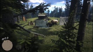 Grizzly Bear Mauls Odriscoll - Red Dead Redemption 2