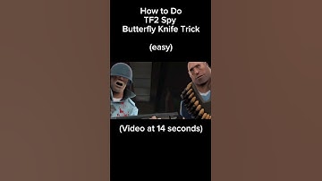 How to do TF2 SPY (butterfly knife) trick! #balisongtricks #butterflyknife #tf2 #spy #tutorial #easy