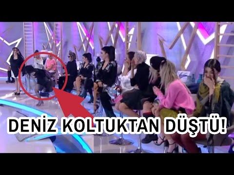 ŞOK! Deniz Saral Koltuktan Düştü!