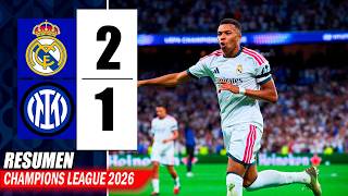 REAL MADRID vs INTER MILAN 2-1 | GOALS and MATCH HIGHLIGHTS | CHAMPIONS LEAGUE 2026