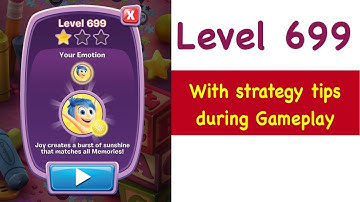 Inside Out Thought Bubbles - Level 699 - Tips and Strategy Gameplay Walkthrough No Boosters