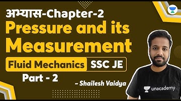 अभ्यास -Chapter -2 Pressure and its Measurement - Fluid Mechanics -SSC - 02 | Shailesh Vaidya #sscje
