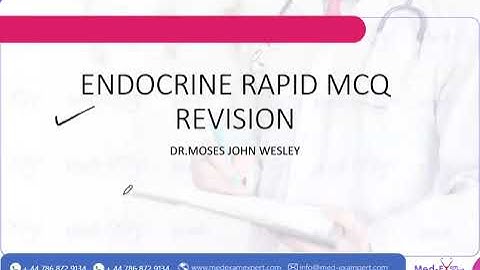 MRCP-1 Rapid Revision Session | Grand MCQs Discussion| Endocrinology Part 1| Dr. Moses John Wesley
