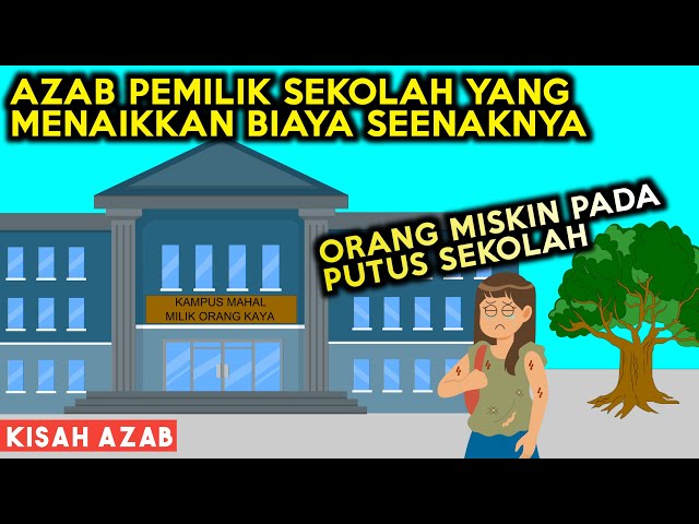 AZAB PEMILIK SEKOLAH YANG MENAIKKAN BIAYA SEKOLAH SEENAKNYA! | SINETRON AZAB class=