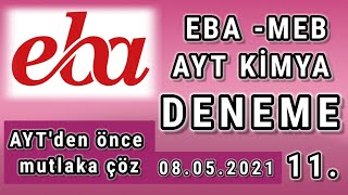 EBA AYT KİMYA DENEME ÇÖZÜMÜ .11 .PDF